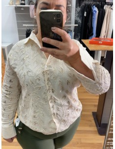 CAMISA HOJAS BRILLO 2