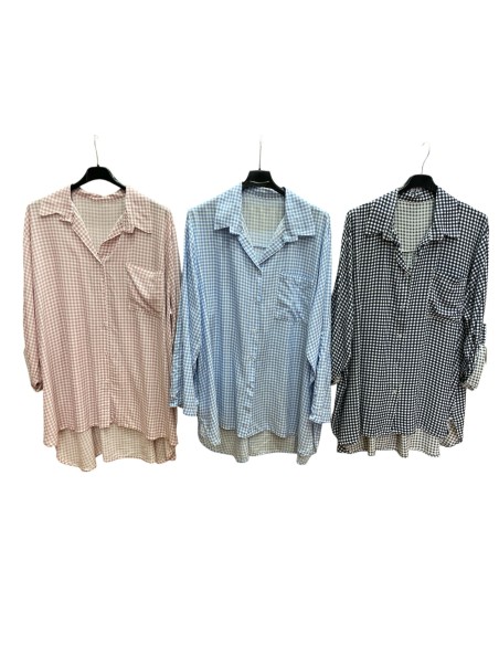 Camisa de Cuadros Curvy