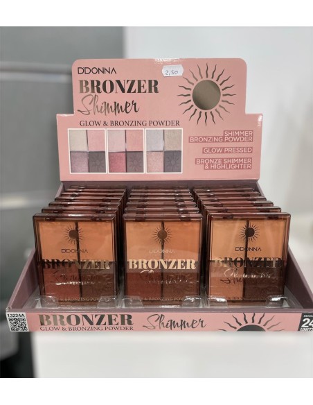Paleta iluminador y bronceador