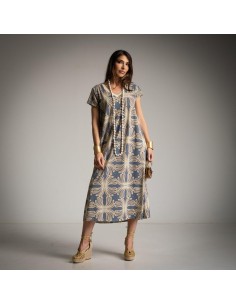 VESTIDO ESTAMPADO BRILLO